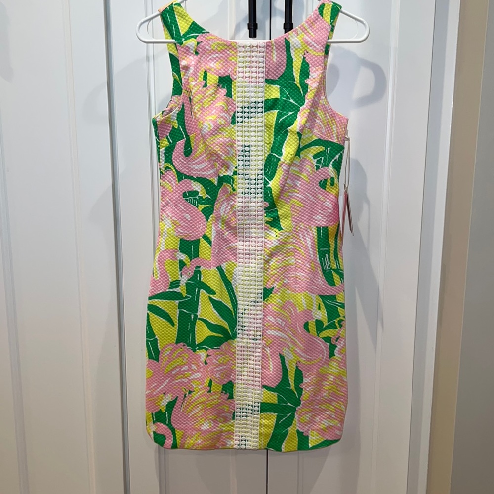 Lilly Pulitzer Pink Flamingo Shift Dress Sheath New With Tags - Picture 5 of 10